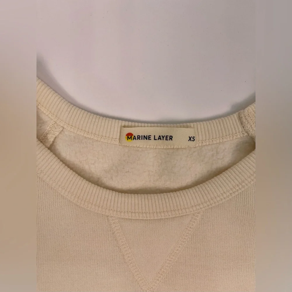 Marine Layer Cozy Cream Knit Sweater - Picture 7 of 9
